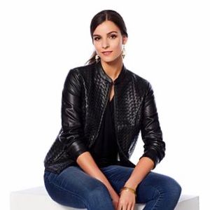 Vegan leather jacket